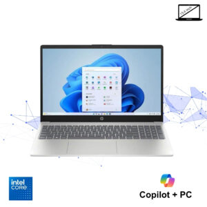 HP 15 – FD0095WM, i5 1235U, 8GB, SSD 256GB, 15.6″ HD, Win 11, Silver